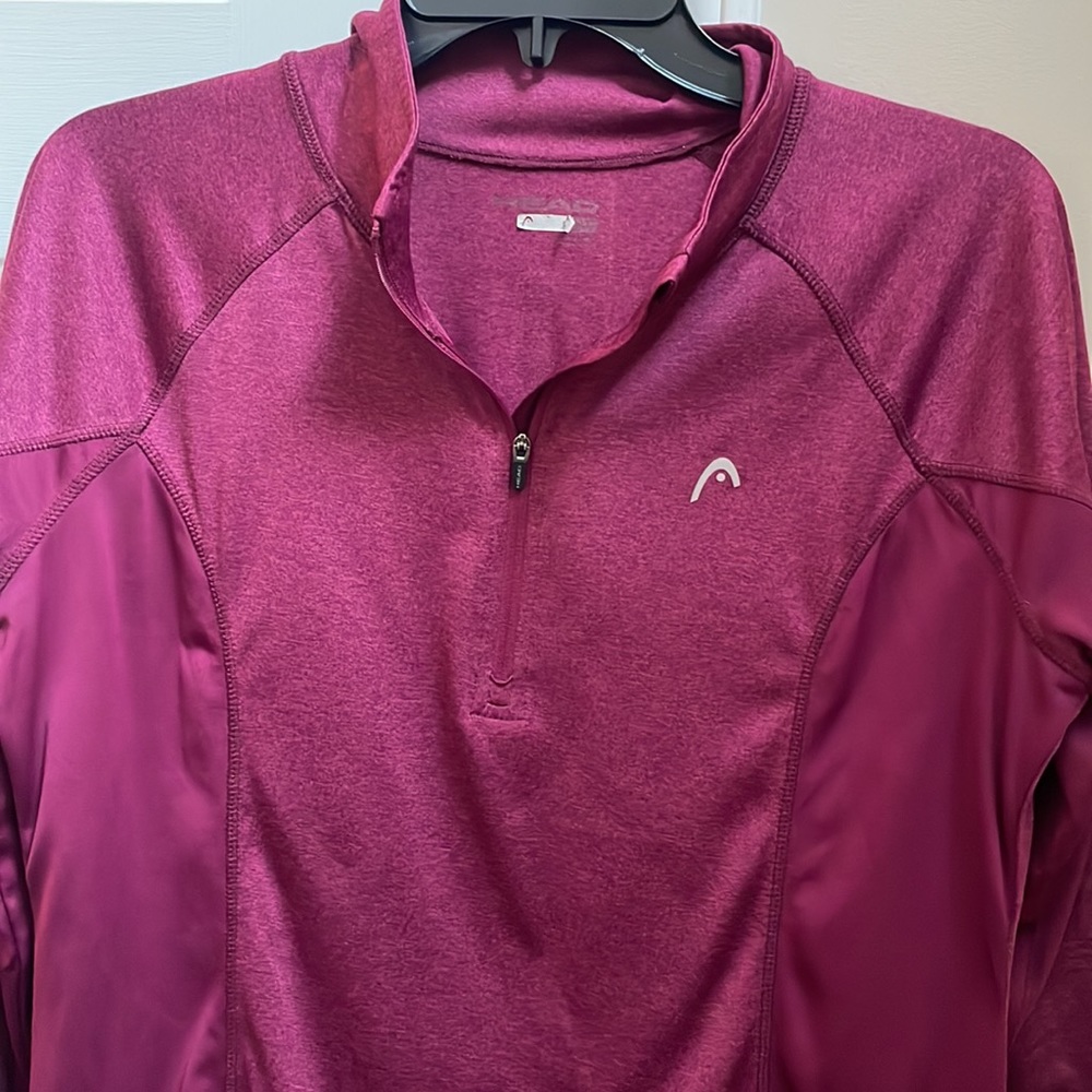Head - Large Maroon Thin Pullover - image 2